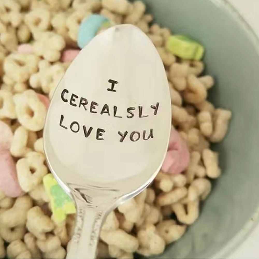 I Cerealsly love you spoon, stocking stuffer ! Christmas’s gift